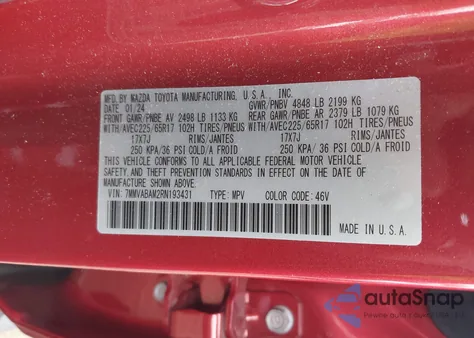 2024 Mazda Cx-50 2.5 S Select from USA, damaged, VIN 7MMVABAM2RN193431